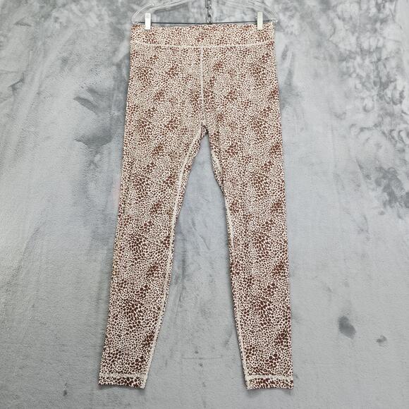 Lands End Pants Womens 1X Animal Print Thermaskin Heat Long Underwear Leggings - Picture 1 of 10